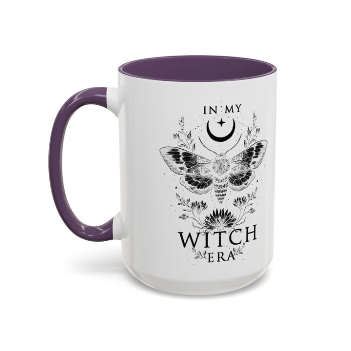 Witchy Coffee Mug, In My Witch Era, Gift for Witches, Black Ceramic Mug, Halloween Decor, Tea Cup for Spooky Vibes