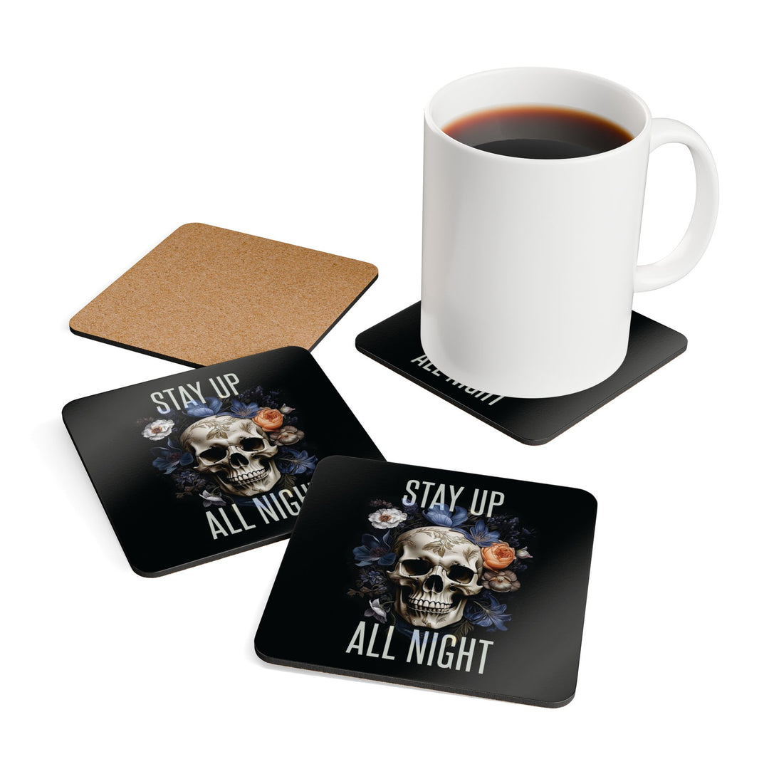 Stay Up All Night Coaster Set