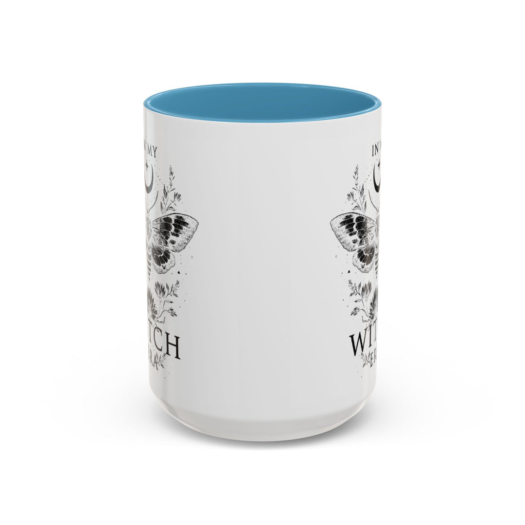 Witchy Coffee Mug, In My Witch Era, Gift for Witches, Black Ceramic Mug, Halloween Decor, Tea Cup for Spooky Vibes