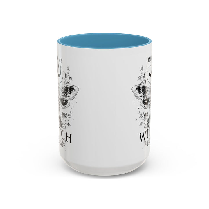 Witchy Coffee Mug, In My Witch Era, Gift for Witches, Black Ceramic Mug, Halloween Decor, Tea Cup for Spooky Vibes