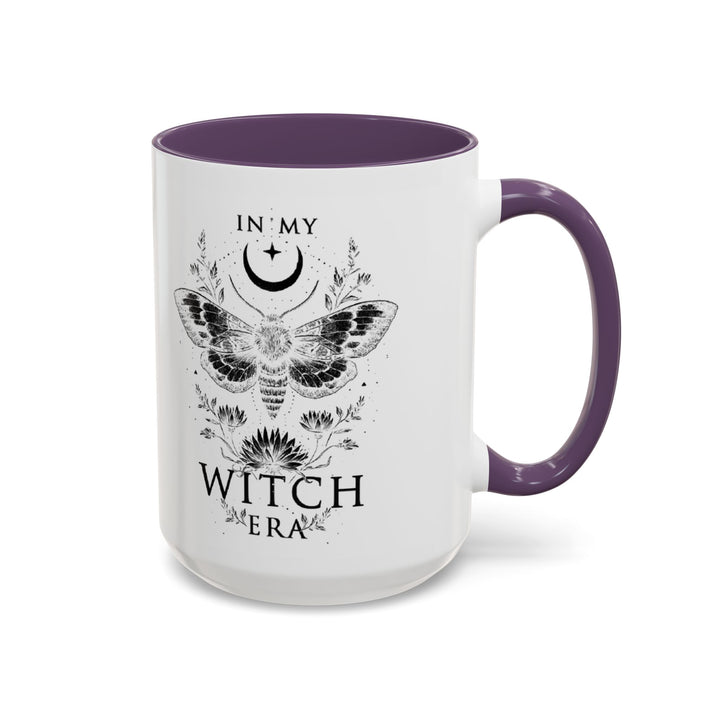 Witchy Coffee Mug, In My Witch Era, Gift for Witches, Black Ceramic Mug, Halloween Decor, Tea Cup for Spooky Vibes