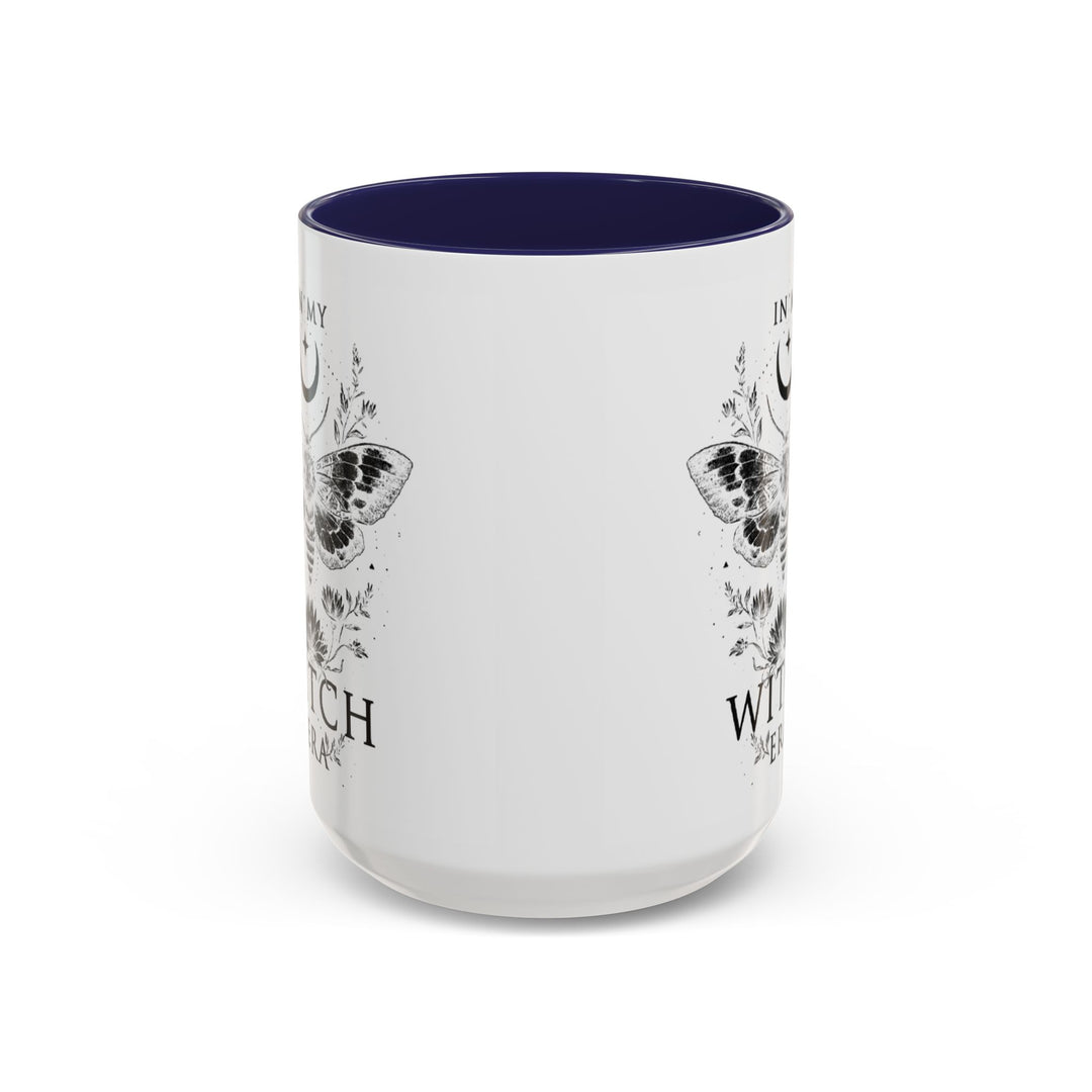 Witchy Coffee Mug, In My Witch Era, Gift for Witches, Black Ceramic Mug, Halloween Decor, Tea Cup for Spooky Vibes