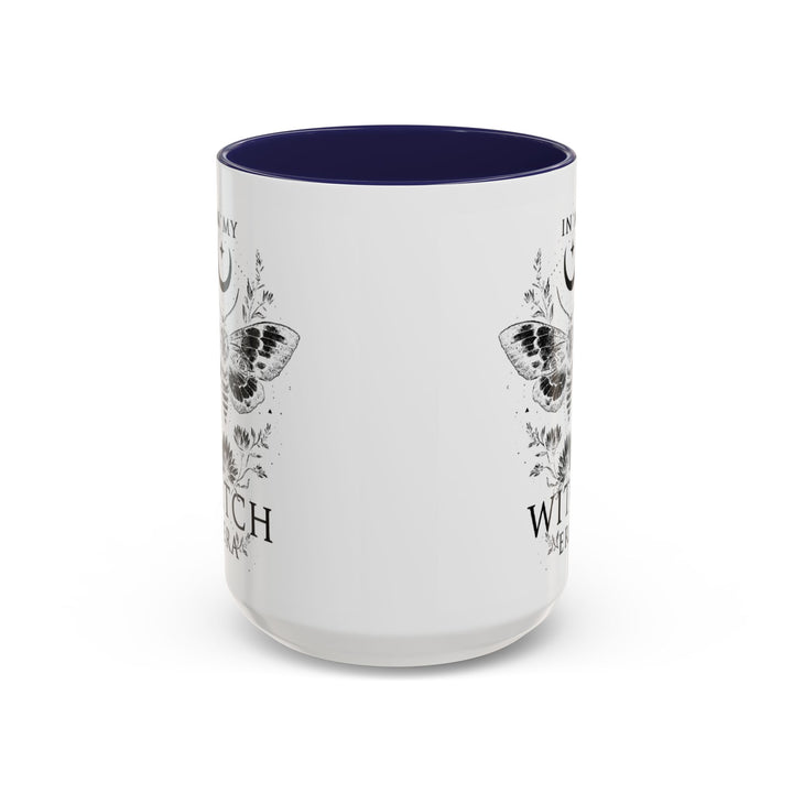 Witchy Coffee Mug, In My Witch Era, Gift for Witches, Black Ceramic Mug, Halloween Decor, Tea Cup for Spooky Vibes