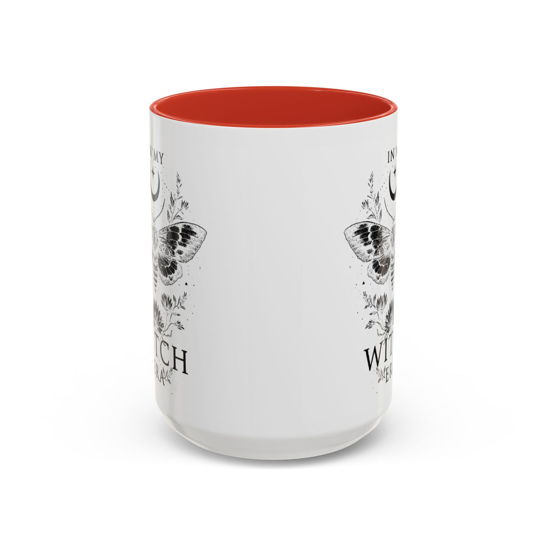 Witchy Coffee Mug, In My Witch Era, Gift for Witches, Black Ceramic Mug, Halloween Decor, Tea Cup for Spooky Vibes