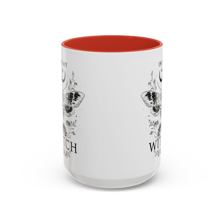 Witchy Coffee Mug, In My Witch Era, Gift for Witches, Black Ceramic Mug, Halloween Decor, Tea Cup for Spooky Vibes