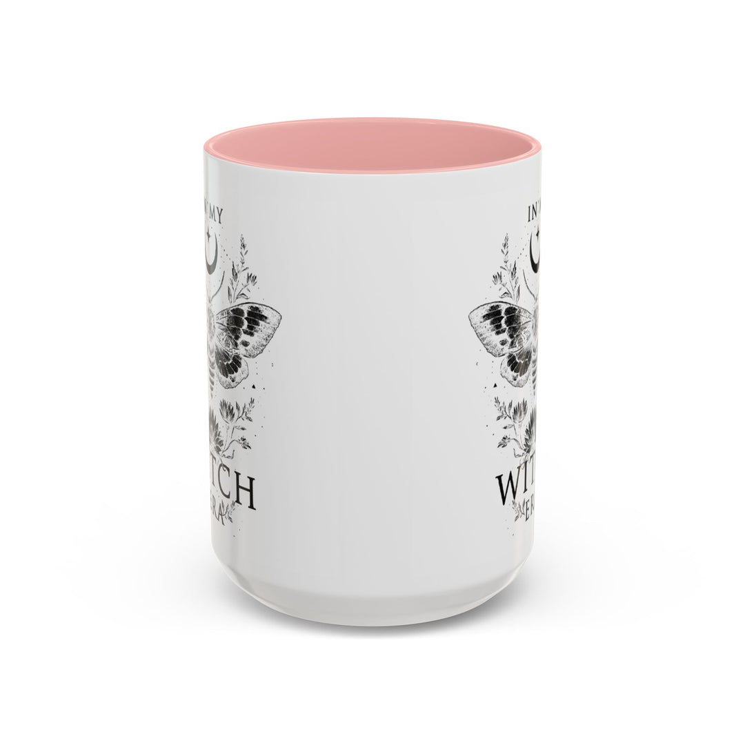 Witchy Coffee Mug, In My Witch Era, Gift for Witches, Black Ceramic Mug, Halloween Decor, Tea Cup for Spooky Vibes