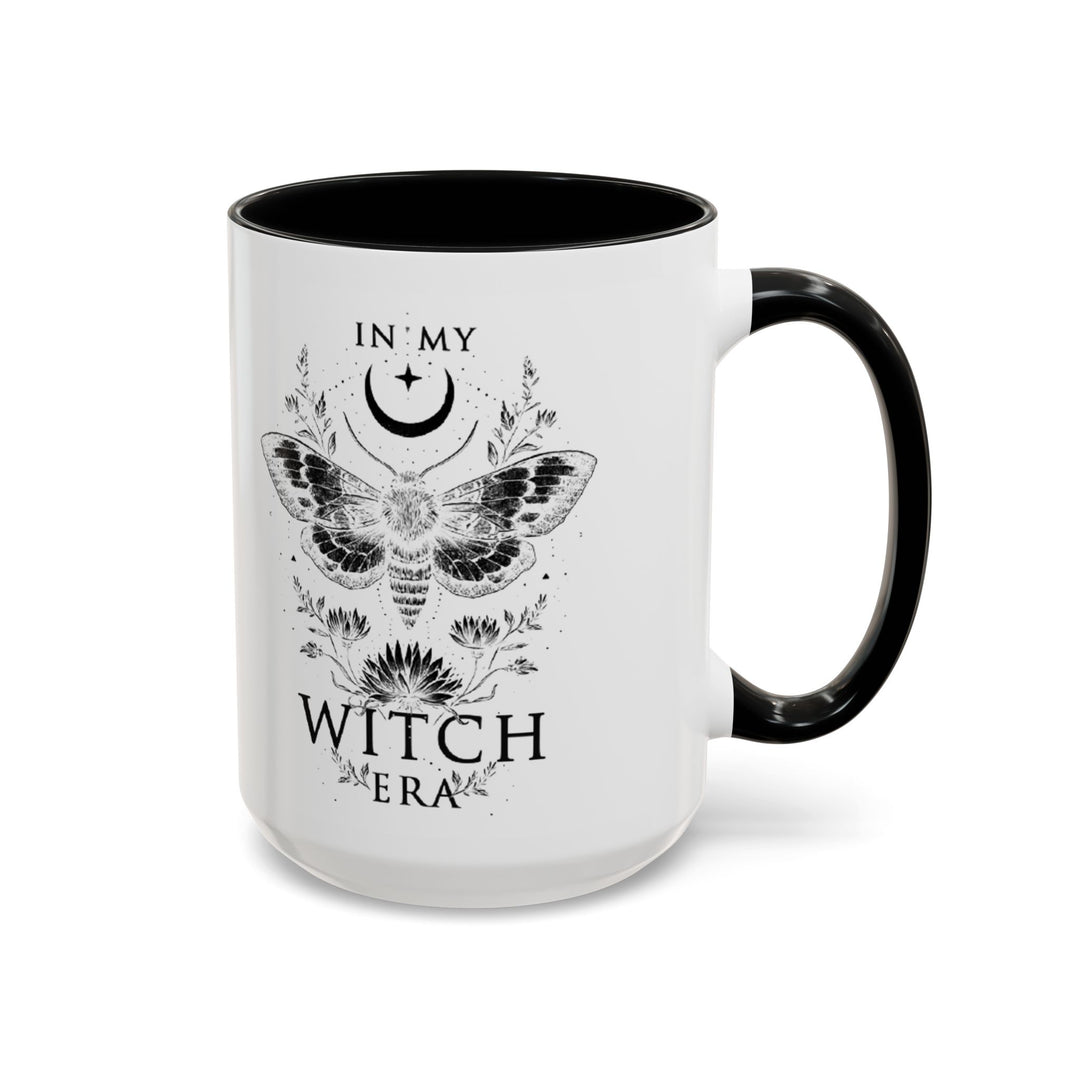 Witchy Coffee Mug, In My Witch Era, Gift for Witches, Black Ceramic Mug, Halloween Decor, Tea Cup for Spooky Vibes