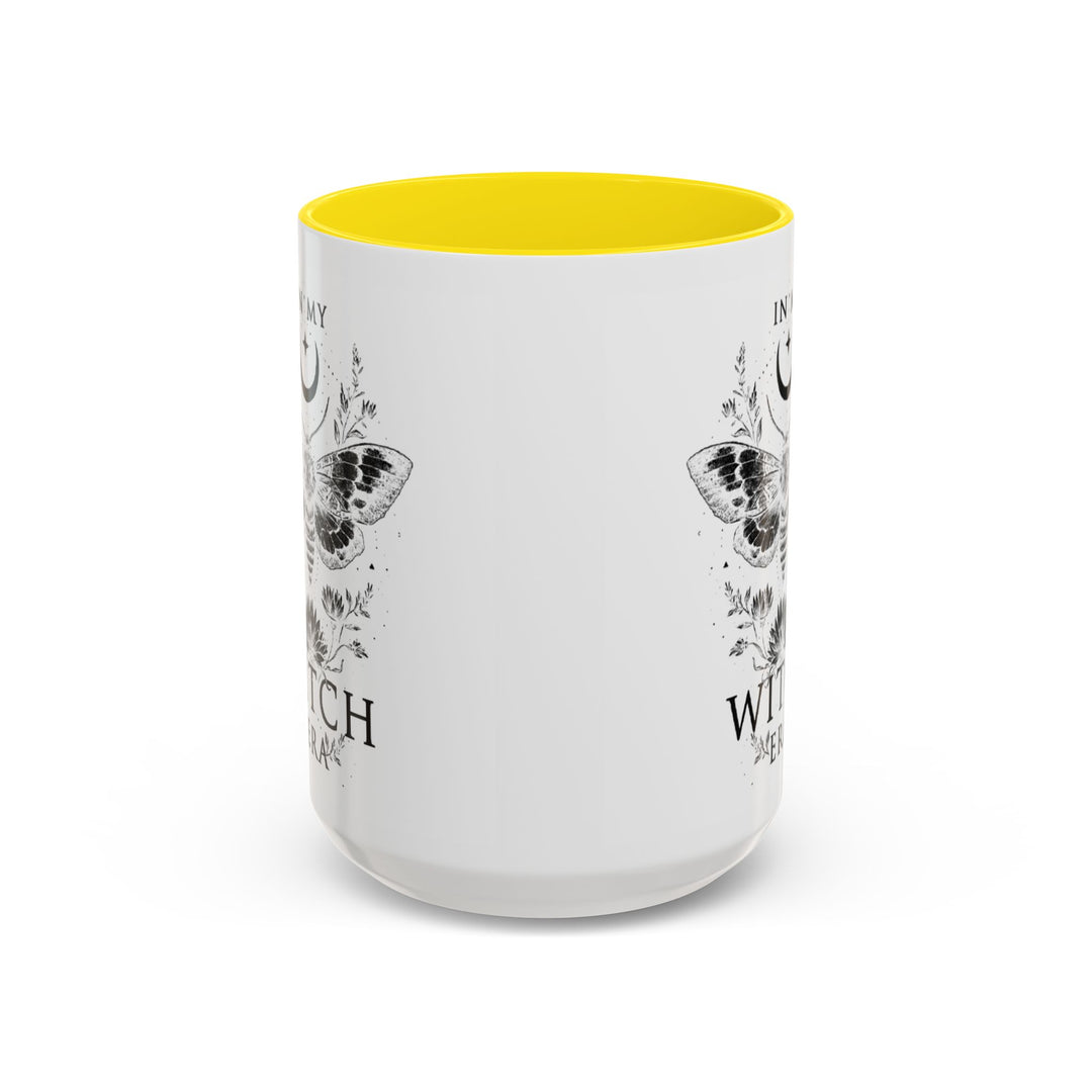 Witchy Coffee Mug, In My Witch Era, Gift for Witches, Black Ceramic Mug, Halloween Decor, Tea Cup for Spooky Vibes