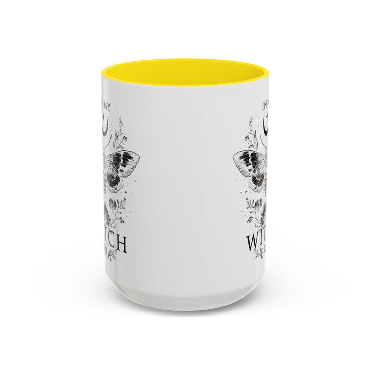 Witchy Coffee Mug, In My Witch Era, Gift for Witches, Black Ceramic Mug, Halloween Decor, Tea Cup for Spooky Vibes