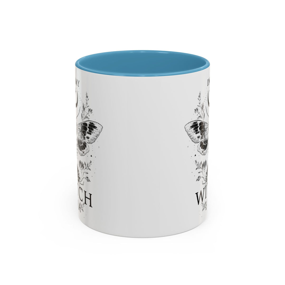 Witchy Coffee Mug, In My Witch Era, Gift for Witches, Black Ceramic Mug, Halloween Decor, Tea Cup for Spooky Vibes