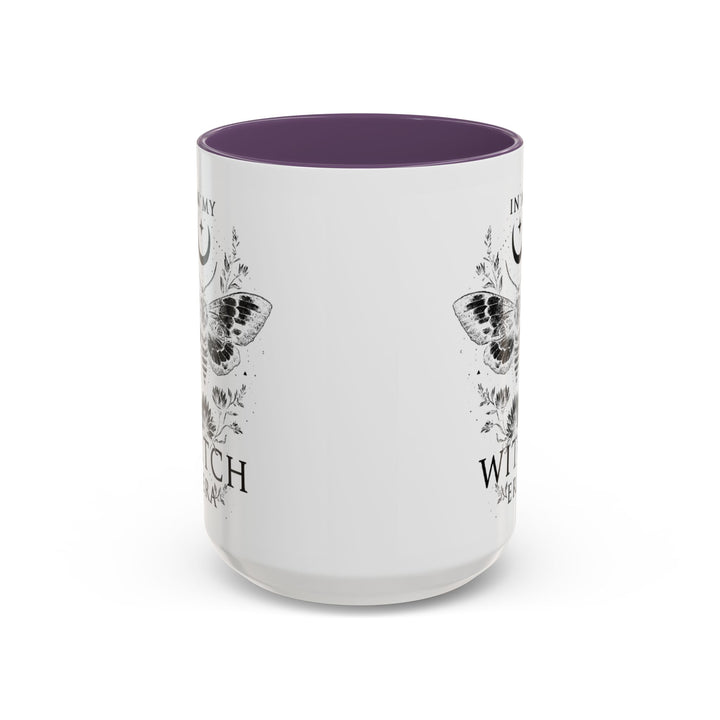 Witchy Coffee Mug, In My Witch Era, Gift for Witches, Black Ceramic Mug, Halloween Decor, Tea Cup for Spooky Vibes