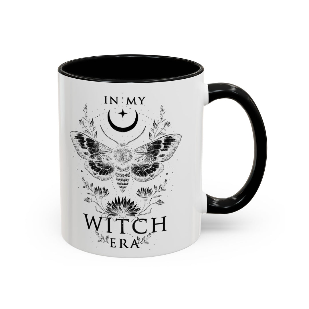 Witchy Coffee Mug, In My Witch Era, Gift for Witches, Black Ceramic Mug, Halloween Decor, Tea Cup for Spooky Vibes