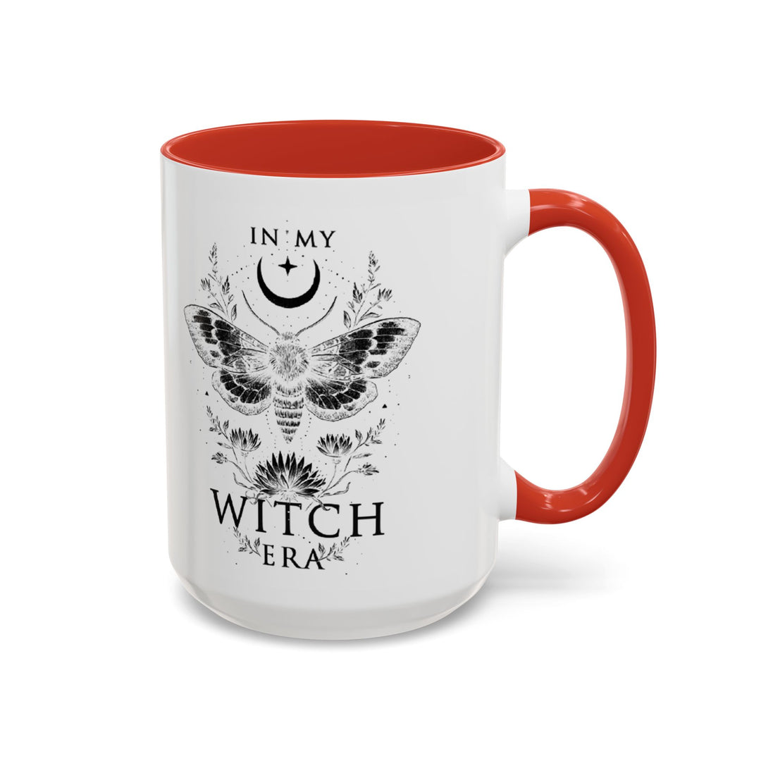 Witchy Coffee Mug, In My Witch Era, Gift for Witches, Black Ceramic Mug, Halloween Decor, Tea Cup for Spooky Vibes