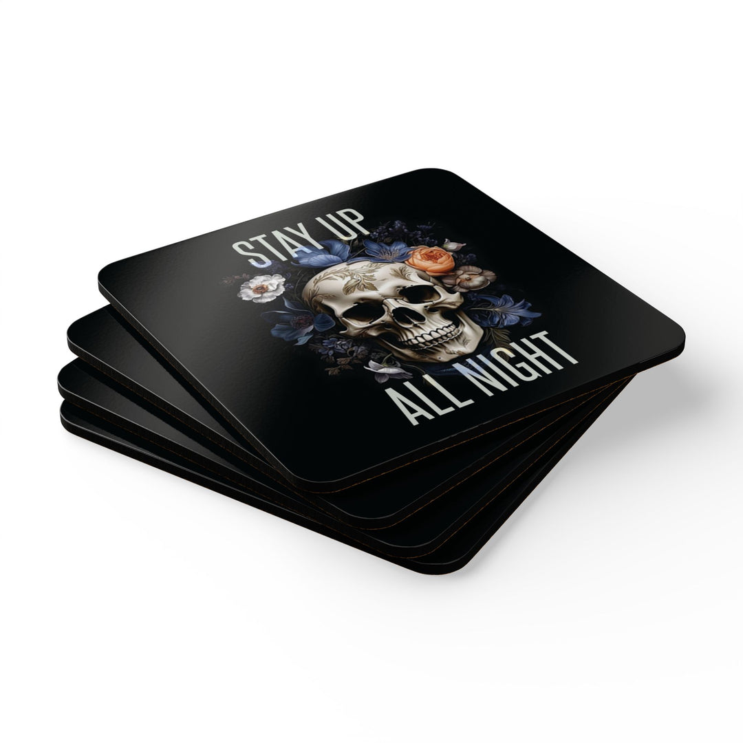Stay Up All Night Coaster Set