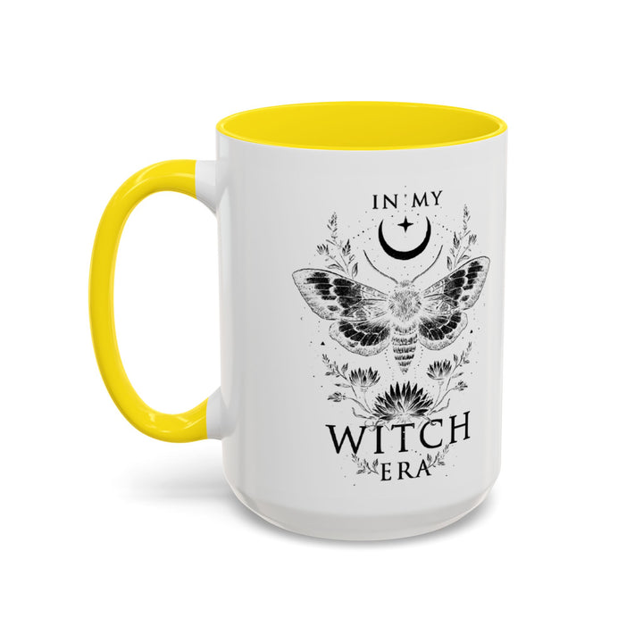 Witchy Coffee Mug, In My Witch Era, Gift for Witches, Black Ceramic Mug, Halloween Decor, Tea Cup for Spooky Vibes