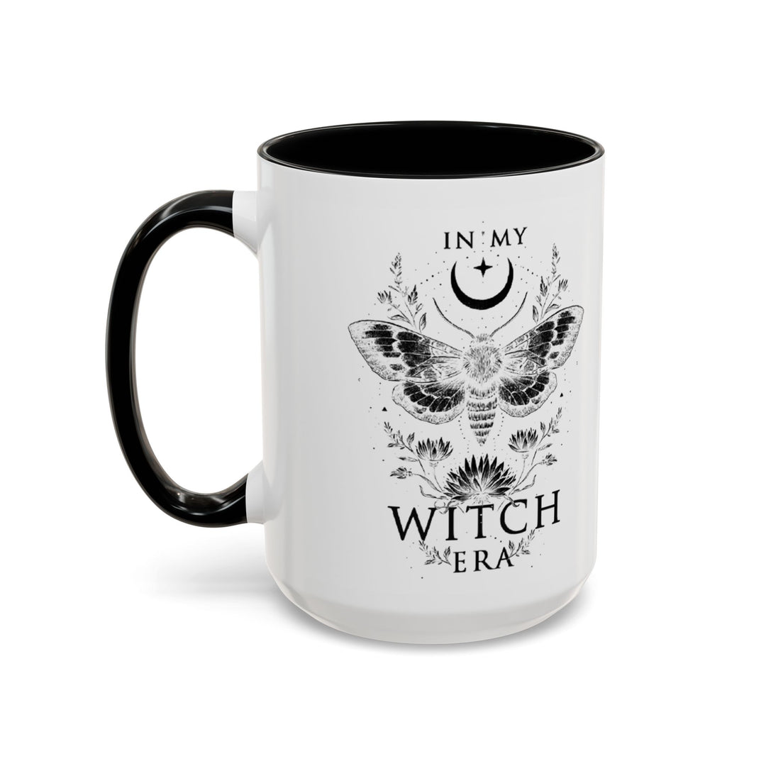 Witchy Coffee Mug, In My Witch Era, Gift for Witches, Black Ceramic Mug, Halloween Decor, Tea Cup for Spooky Vibes