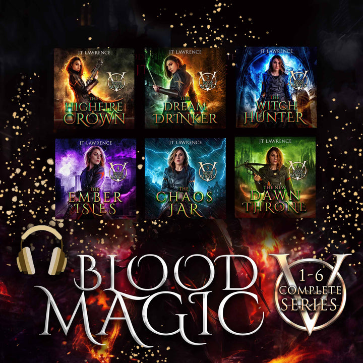 Blood Magic audiobook box set, books 1 to 6