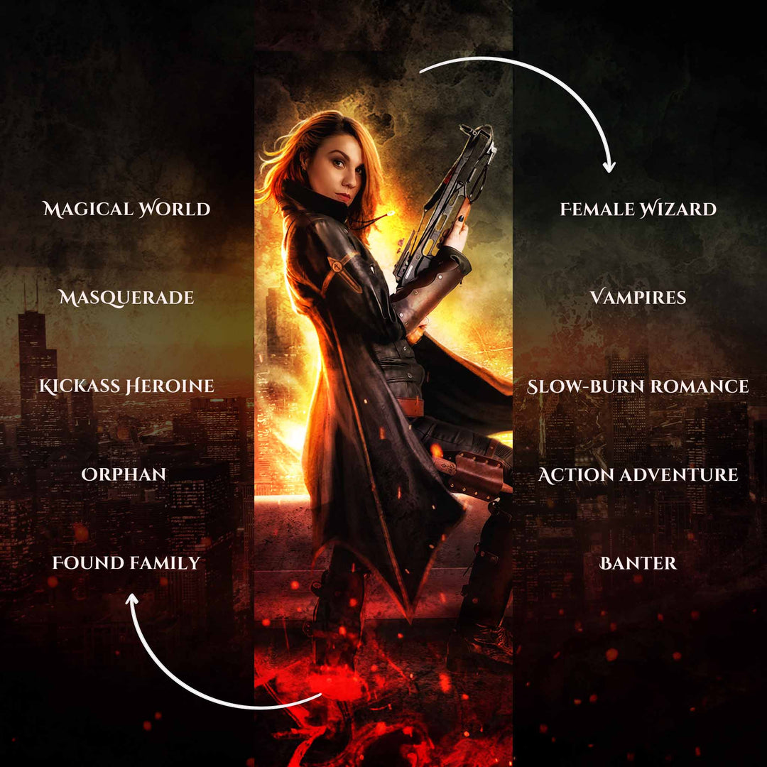 Themes in the book include magical world, vampires and action adventure